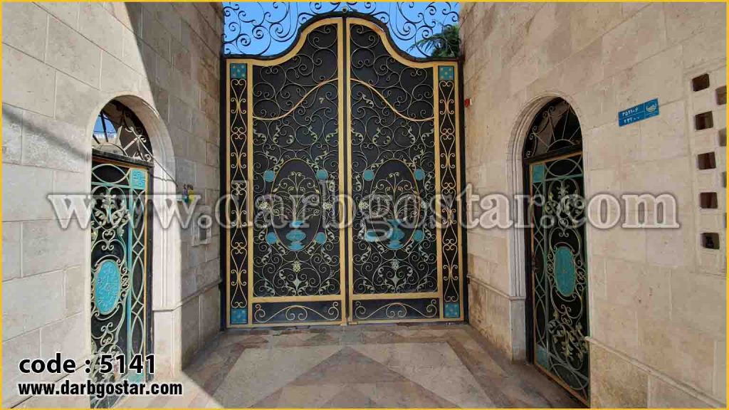درب های ورودی حیاط کد درب 5141