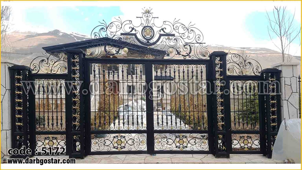 درب های بزرگ و عظیم برای ویلا کد درب 5172