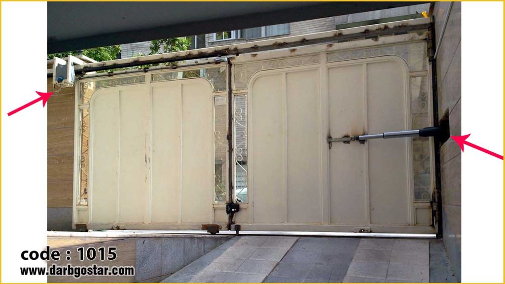 درب پارکینگ ریلی و لولایی کد درب 1015B