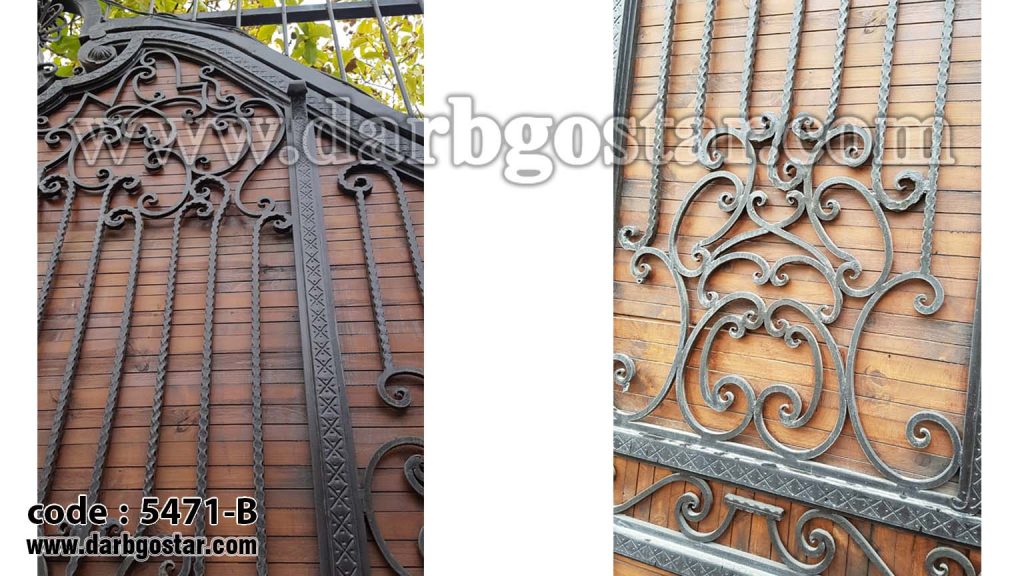 5471-B جزئیات درب تلفیقی