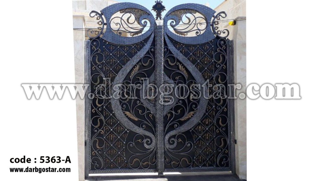 5363-A درب پارکینگ فرفورژه