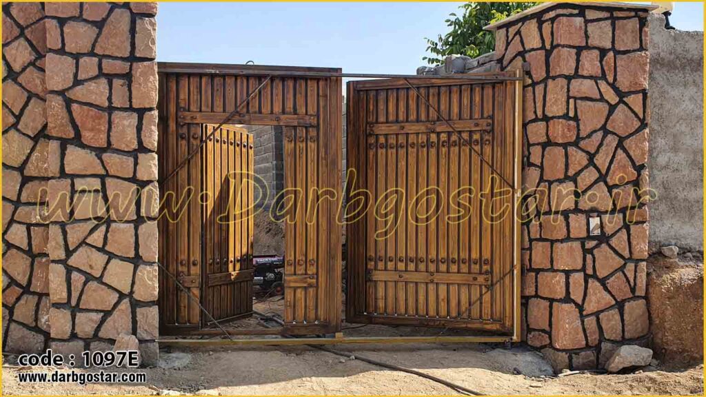 1097E درب توامان مناسب ویلا و باغ