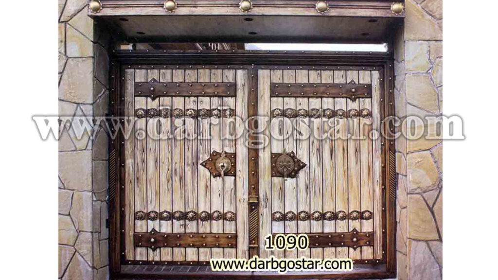 درب طرح سنتی و قدیمی کد درب 1090